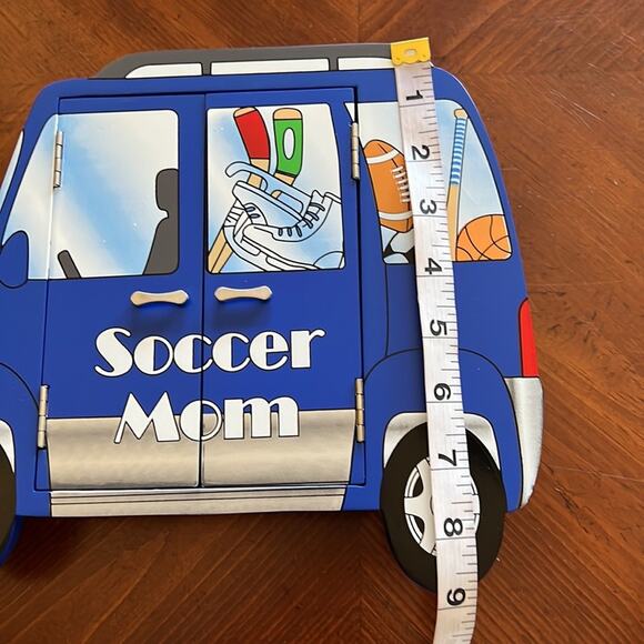 Vroom Soccer Mom Key Cabinet Rack Westland Giftware Novelty - Picture 7 of 9